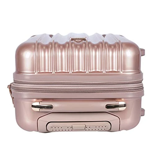Kensie Women's Alma Hardside Spinner Luggage, Rose Gold, Carry-On 20-Inch 6 Kensie Women's Alma Hardside Spinner Luggage, Rose Gold, Carry-On 20-Inch - Image 4