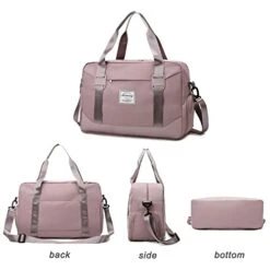 FOAN & MABLE Womens Travel Bags, Weekender Carry On For Women, Sports Gym Bag, Workout Duffel Bag, Overnight Shoulder Bag Fit 15.6 Inch Laptop Pink Large 11 FOAN & MABLE Womens Travel Bags, Weekender Carry On For Women, Sports Gym Bag, Workout Duffel Bag, Overnight Shoulder Bag Fit 15.6 Inch Laptop Pink Large -Vera Bradley Shop 4113UqfPE5L