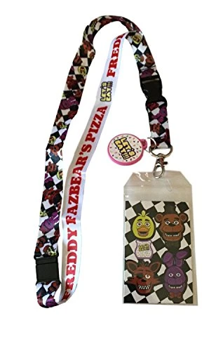 Bioworld Fnaf Five Nights At Freddy'S School Backpack Luggage Bag With Lanyard (Fnaf Cheese Melt) 8 Bioworld Fnaf Five Nights At Freddy'S School Backpack Luggage Bag With Lanyard (Fnaf Cheese Melt) - Image 6