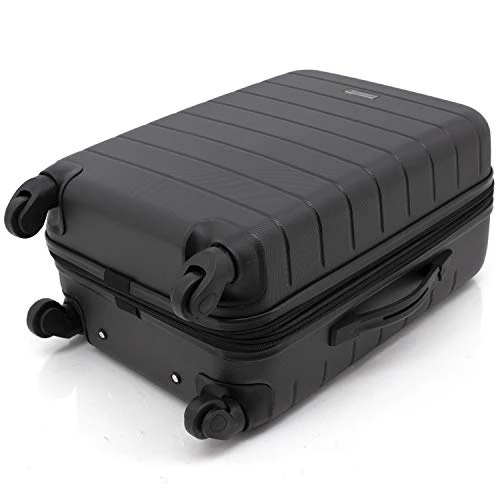 Wrangler Smart Luggage Set With Cup Holder And USB Port, Black, 3 Piece Set 8 Wrangler Smart Luggage Set With Cup Holder And USB Port, Black, 3 Piece Set - Image 6