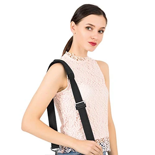 MOSISO 56 Inch Shoulder Strap, Adjustable Thick Soft Universal Replacement Non-Slip Comfort Fit Padded With Metal Swivel Hooks For Laptop Messenger Crossbody Bag Luggage/Duffel/Camera, Black 4 MOSISO 56 Inch Shoulder Strap, Adjustable Thick Soft Universal Replacement Non-Slip Comfort Fit Padded With Metal Swivel Hooks For Laptop Messenger Crossbody Bag Luggage/Duffel/Camera, Black - Image 2