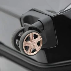 Kensie Women's 3D Gemstone TSA Lock Hardside Spinner Luggage, Black, 20-Inch Carry-On -Vera Bradley Shop 411a7Kn46NL