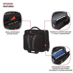 Wenger Luggage Granada Pro 15.6-Inch, Black -Vera Bradley Shop 411gBgOUnLL