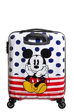 American Tourister Disney Legends - Spinner S - Kids Luggage, 55 Cm, 36 L, Multicolour (Mickey Dots) -Vera Bradley Shop 411hC3rAaZS