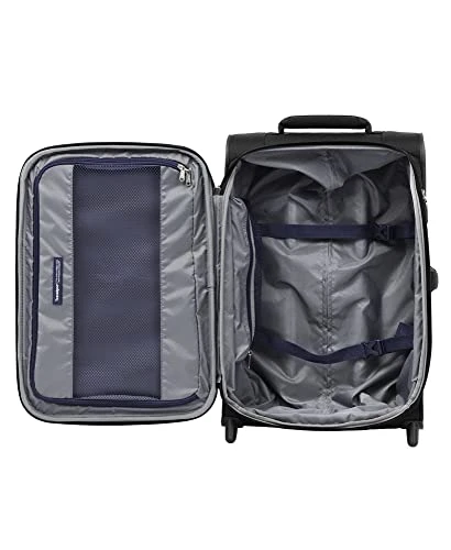 Travelpro Skypro Lightweight Airline Size Carry On Luggage Trolley Suitcase (Midnight Black, 22" Expandable Rollaboard) 6 Travelpro Skypro Lightweight Airline Size Carry On Luggage Trolley Suitcase (Midnight Black, 22" Expandable Rollaboard) - Image 4
