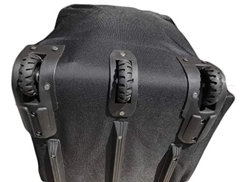 Gothamite 36-inch Rolling Duffle Bag With Wheels | Luggage Bag | Hockey Bag | XL Duffle Bag With Rollers | Heavy Duty 1200D Polyester (Black) 9 Gothamite 36-inch Rolling Duffle Bag With Wheels | Luggage Bag | Hockey Bag | XL Duffle Bag With Rollers | Heavy Duty 1200D Polyester (Black) - Image 7
