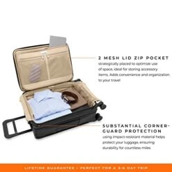 Briggs & Riley Baseline Spinners, Black, Essential Carry 31 Briggs & Riley Baseline Spinners, Black, Essential Carry -Vera Bradley Shop 412T8OK8oRL