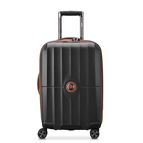 DELSEY Paris St. Tropez Hardside Expandable Luggage With Spinner Wheels, Black, Checked-Large 28 Inch 3 DELSEY Paris St. Tropez Hardside Expandable Luggage With Spinner Wheels, Black, Checked-Large 28 Inch