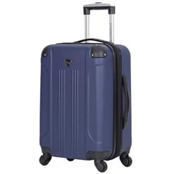 Travelers Club Chicago II Expandable Spinner Carry-On Luggage, Cobalt Blue, 20-Inch -Vera Bradley Shop 412zlWvp 0L