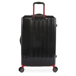 Hurley Swiper Hardside Spinner Check In Luggage 29", Black/Red -Vera Bradley Shop 413Ya P4Q8S