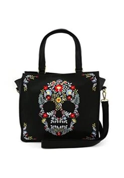 LOUNGEFLY Dia De Los Muertos Faux Leather Handbag Standard