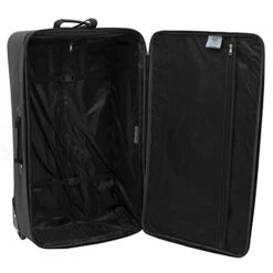 Travelers Club Genova Expandable Luggage Set, Black, 3 Piece -Vera Bradley Shop 4142CSFaRvL
