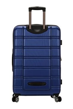 Rockland Melbourne Hardside Expandable Spinner Wheel Luggage, Blue, Checked-Large 28-Inch -Vera Bradley Shop 4149I9iTg L