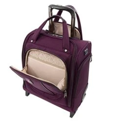 Travelpro Crew Versapack Rolling Underseat Carry-on, Perfect Plum 14 Travelpro Crew Versapack Rolling Underseat Carry-on, Perfect Plum -Vera Bradley Shop 414f5l2sPkL