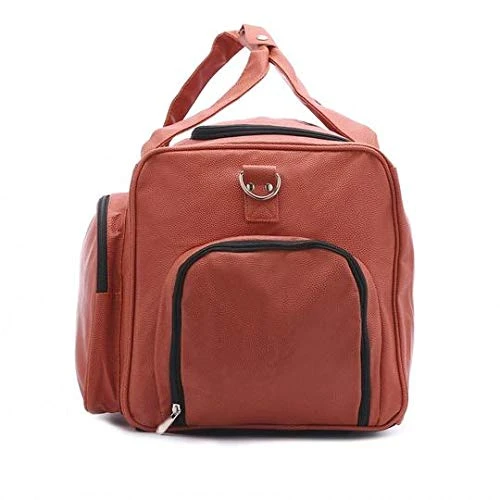 Zumer Sport Florida Gators Basketball Leather Travel Kit Duffel Gym Bag - Made From Genuine Basketball Materials - Shoulder Strap And Handles - Shoe Compartment - Orange 7 Zumer Sport Florida Gators Basketball Leather Travel Kit Duffel Gym Bag - Made From Genuine Basketball Materials - Shoulder Strap And Handles - Shoe Compartment - Orange - Image 5