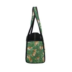 Gym Bag Green Bunny Rabbiter Leaf Easter Women Yoga Canvas Duffel Bag Crossbody Tennis Racket -Vera Bradley Shop 414vjaNi0VL