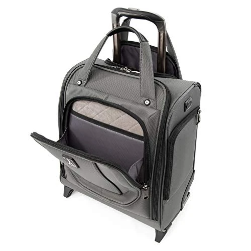 Travelpro Crew Versapack Rolling Underseat Carry-on, Titanium Grey 4 Travelpro Crew Versapack Rolling Underseat Carry-on, Titanium Grey - Image 2