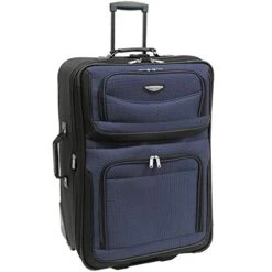 Travel Select Amsterdam Expandable Rolling Upright Luggage, Navy, 8-Piece Set 11 Travel Select Amsterdam Expandable Rolling Upright Luggage, Navy, 8-Piece Set -Vera Bradley Shop 4152oKZ1 bL
