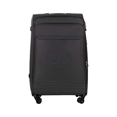 Cloe Checked Large 28 Inch Luggage With 360º-spinner Wheels In Black Color 3 Cloe Checked Large 28 Inch Luggage With 360º-spinner Wheels In Black Color