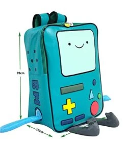 Adventure Time BackpackS Finn And Jake Skybird Beemo BMO BackpackS Water Resistant Cartoon Robot Backpacks For Women Men College School Student Laptop Green PU Backpacks -Vera Bradley Shop 415NmMkiqqL