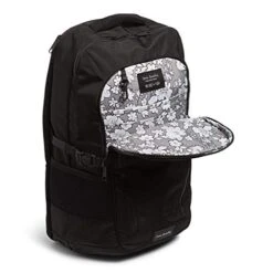 Vera Bradley Recycled Lighten Up Reactive Lay Flat Travel Backpack, Black -Vera Bradley Shop 415a9Ow2SXL