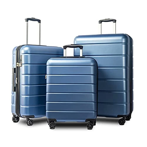 AOUZE Practical Luggage Suitcase Lightweight Expandable Lock Rotator 20 Inches 24 Inches 28 Inches Ultra-Lightweight But Very Durable Suitable For Outdoor Use (Color : Blue) 3 AOUZE Practical Luggage Suitcase Lightweight Expandable Lock Rotator 20 Inches 24 Inches 28 Inches Ultra-Lightweight But Very Durable Suitable For Outdoor Use (Color : Blue)