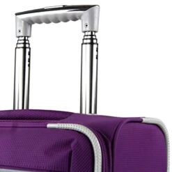 Cloe Under Seat 16 Inch Water-Resistant Textile Luggage With 360º-spinner Wheels In Purple Color -Vera Bradley Shop 416 5JdedFL
