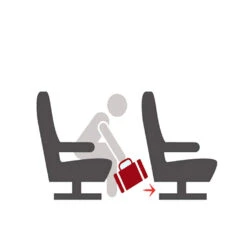 17" Rolling Personal Item Under Seat Luggage For Virgin Australian, Sun Country, Alaska, Delta Airlines (Black) -Vera Bradley Shop 4160wRAcfiL