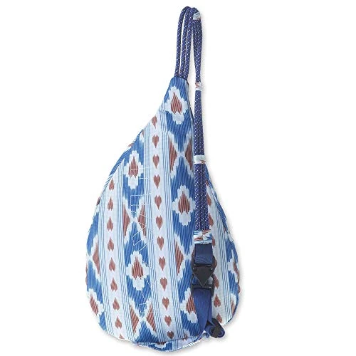 KAVU Mini Rope Sling Bag Polyester Crossbody Backpack - River Ikat 4 KAVU Mini Rope Sling Bag Polyester Crossbody Backpack - River Ikat - Image 2