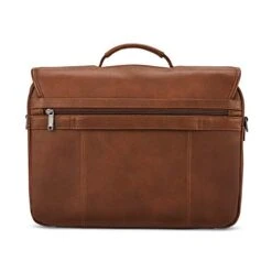 Samsonite Classic Leather Flapover, Cognac, One Size -Vera Bradley Shop 416Mze6QS5L