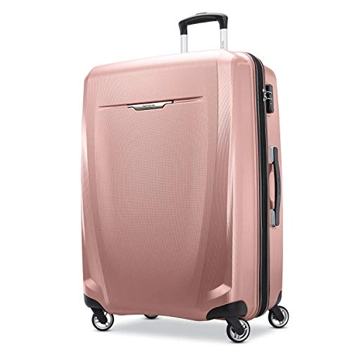 Samsonite Winfield 3 DLX Hardside Expandable Luggage With Spinners, Rose, Checked-Large 28-Inch 3 Samsonite Winfield 3 DLX Hardside Expandable Luggage With Spinners, Rose, Checked-Large 28-Inch