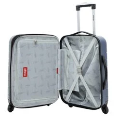 Wrangler Smart Luggage Set With Cup Holder And USB Port, Navy Blue, 20-Inch Carry-On 15 Wrangler Smart Luggage Set With Cup Holder And USB Port, Navy Blue, 20-Inch Carry-On -Vera Bradley Shop 416TEF0Ta1L