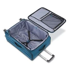 Samsonite Ascella X Softside Expandable Luggage With Spinner Wheels, Teal, Checked-Medium 25-Inch -Vera Bradley Shop 416ULqJWF L 1ee4b04a d65f 48a8 a7e3 29040651f69d