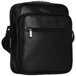 Kenneth Cole Reaction Top Zip Crossbody Tablet Bag With RFID Travel Cross-Body, Black One Size