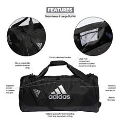 Adidas Unisex Team Issue II Large Duffel Bag, Black, ONE SIZE -Vera Bradley Shop 416aD8teAWL