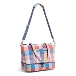 Vera Bradley Cotton Deluxe Tote Travel Bag, Tropics Plaid -Vera Bradley Shop 416pAtgQ05L