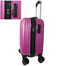 BoardingBlue China-US Airlines Spinner Free Carry On Under Seat Personal Item (Pink) -Vera Bradley Shop 416zJ0kBueL