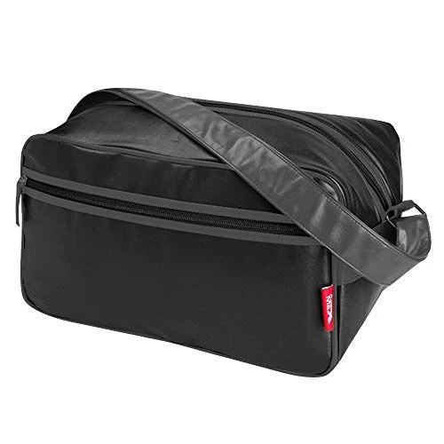 Cabin Max️ Arezzo Stowaway XL - 8x14x9 20L Underseat Carry On Luggage - Perfect Weekender Bag Messenger Bag For Overnight Stays! (Black/Charcoal) 3 Cabin Max️ Arezzo Stowaway XL - 8x14x9 20L Underseat Carry On Luggage - Perfect Weekender Bag Messenger Bag For Overnight Stays! (Black/Charcoal)