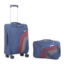 Aerolite 21" Carry On Ultra Lightweight Spinner Suitcase & Flight Bag Under Seat Shoulder Bag Set (Navy) -Vera Bradley Shop 41785CuHzyL