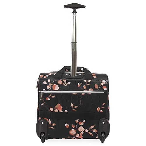 BEBE Women's Valentina-Wheeled Under The Seat Carry-on Bag, Floral Branch, One Size 8 BEBE Women's Valentina-Wheeled Under The Seat Carry-on Bag, Floral Branch, One Size - Image 6