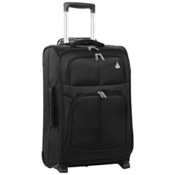 Large Capacity Maximum Allowance 22x14x9 All Parts Carry On Luggage Bag | Rolling Travel Suitcase Lightweight Small Soft Trolley For Women | Approved By Delta, United, Southwest & Many More