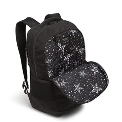 Vera Bradley Recycled Lighten Up Reactive Grand Backpack, Black -Vera Bradley Shop 4181z6Dru7S