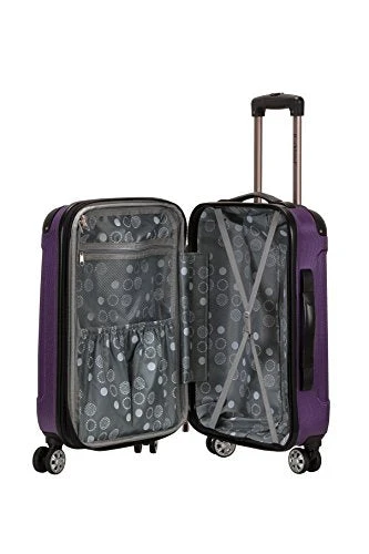 Rockland London Hardside Spinner Wheel Luggage, Purple, Carry-On 20-Inch 4 Rockland London Hardside Spinner Wheel Luggage, Purple, Carry-On 20-Inch - Image 2