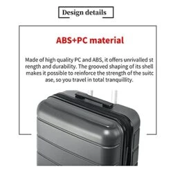 3 Piece Set Luggage Sets Women Men Teens Travel Suitcase With Lightweight TSA Lock Spinner, Home Outdoor Carry On Luggage With 4 Double Silent Wheels Adjustable Handle 20in 24in 28in, Gray -Vera Bradley Shop 4186PFy5aOS