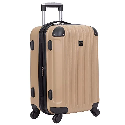 Travelers Club Midtown Hardside 4-Piece Luggage Travel Set, Tan 8 Travelers Club Midtown Hardside 4-Piece Luggage Travel Set, Tan - Image 6