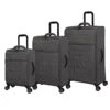 It Luggage Citywide 3 Piece Softside 8 Wheel Spinner Set, Charcoal, 3 Pc -Vera Bradley Shop 418TjaVhwhL