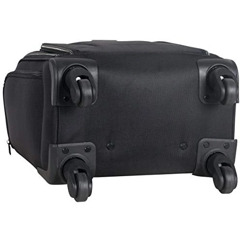Kenneth Cole Reaction Rugged Roamer 18" Lightweight 4-Wheel Spinner 14.1" Laptop & Tablet Business Underseater Carry-On, Black 5 Kenneth Cole Reaction Rugged Roamer 18" Lightweight 4-Wheel Spinner 14.1" Laptop & Tablet Business Underseater Carry-On, Black - Image 3