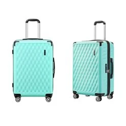 JOYWAY JOYWAY 3 Pcs Luggage Set Hardside Lightweight Spinner Suitcase With TSA Lock (green) -Vera Bradley Shop 418iXPMXOGS