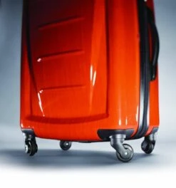Samsonite Winfield 2 Hardside Luggage With Spinner Wheels, Orange, Checked-Medium 24-Inch -Vera Bradley Shop 418lOYvl07L