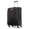 American Tourister Belle Voyage Softside Luggage With Spinner Wheels, Black, Checked-Medium 25-Inch
